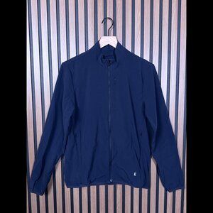 Everlane Jacket Small Blue Navy Full Zip Nylon Stretch Windbreaker Performance